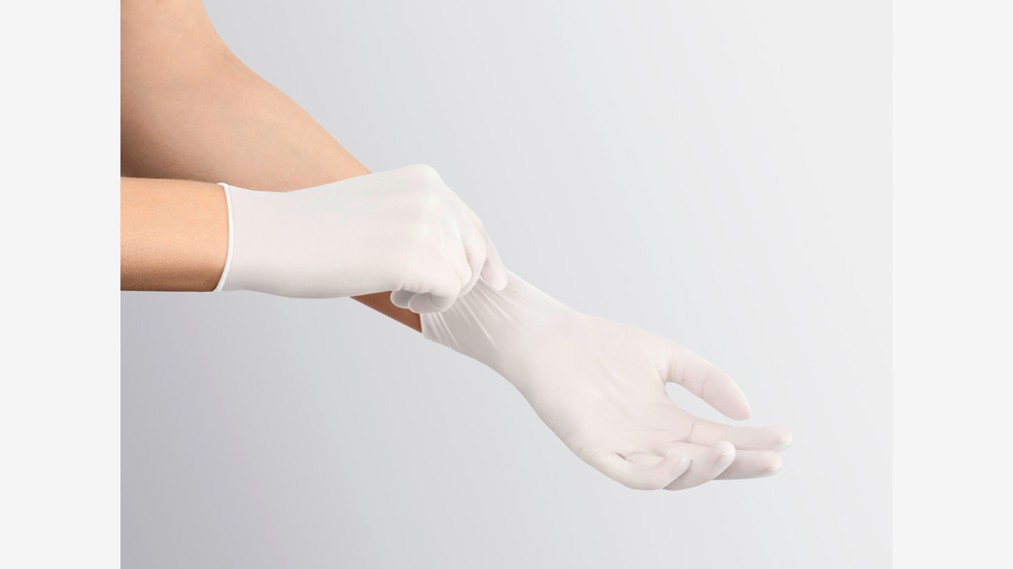 Overworked & retouched glove pictures for Peha-soft nitrile pf, nitrile guard, nitrile sterile, nitrile white and nitrile white semi-long.