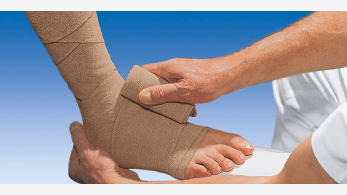 The espacially strong material of Pütter E facilitates very durable bandaging with a lasting compression effect.