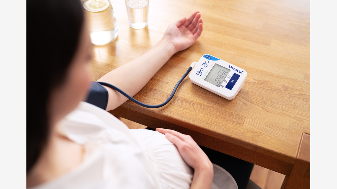 Veroval compact upper arm blood pressure monitor