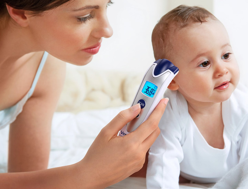 Veroval baby contact free measurement application image