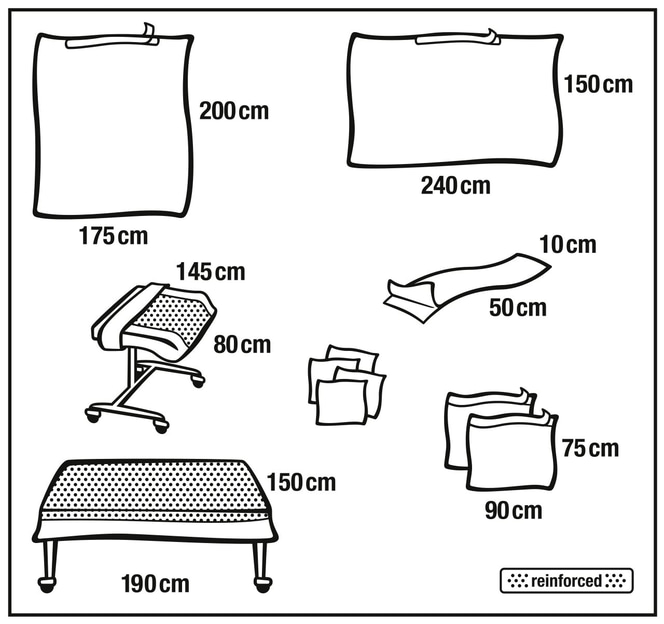9387064 Foliodrape Set Pictogram