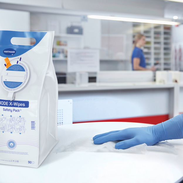 BODE X-Wipes Safety Pack Anwendungsbild