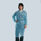 Risk Prevention Foliodress S visitor gown woman wearing gown surgical clothing
