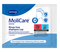 MoliCare Skin Rinse free shampoo cap-packshot