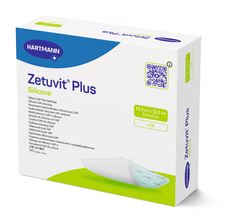 Zetuvit Plus Silicone 12.5x12.5cm P10 packshot