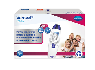Veroval 2 in 1 Infrared Thermometer Packshot RO