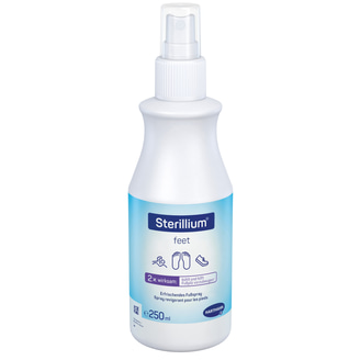 Discover the Sterillium Foot Spray, a rejuvenating product designed to cool and refresh. Ideal for maintaining foot hygiene and comfort with its effective formula.
