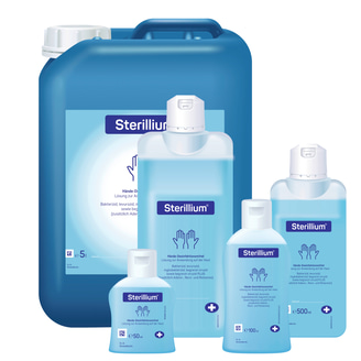 Explore the comprehensive range of Sterillium hand sanitizers, offering superior hygienic protection with an elegant design, ideal for both personal and professional use.