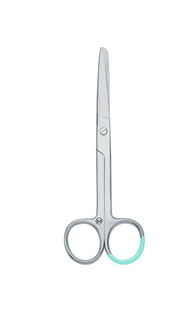 Suitable for cutting threads and dressing materials, incisions as well as cutting or preparing tissue.