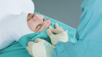 Foliodrape Protect Turban Drape_Application