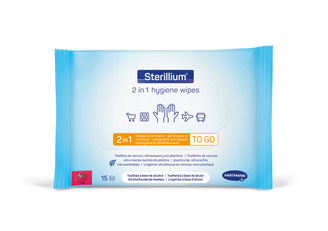 Sterillium 2in1 hyigiene wipes frontal single packshot