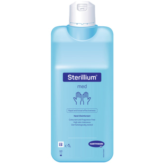 Experience superior hygiene with Sterillium Med, a colorant and fragrance-free hand disinfectant offering high skin tolerance and reliable protection.