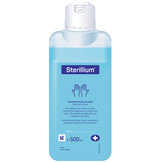 A trusted hand disinfectant solution for hygienic and surgical hand disinfection, designed for everyday clinical routines and skin antisepsis before injections and punctures. The practical 500 ml bottle supports efficient use in healthcare settings with a clean, professional presentation.