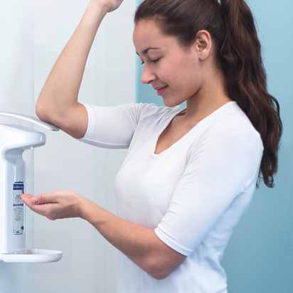 Manual Disinfection Dispenser Application