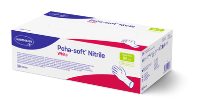 Packshot Peha soft nitrile white P150