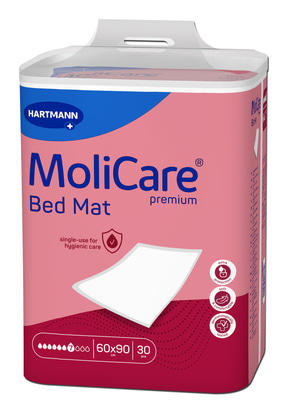 Angled Packshot MoliCare premium Bed Mat Relaunch 2025