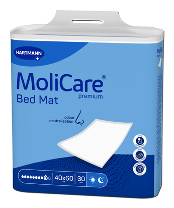 Angled Packshot MoliCare premium Bed Mat Relaunch 2025