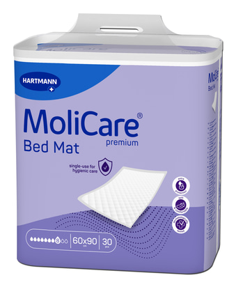 Angled Packshot MoliCare premium Bed Mat Relaunch 2025