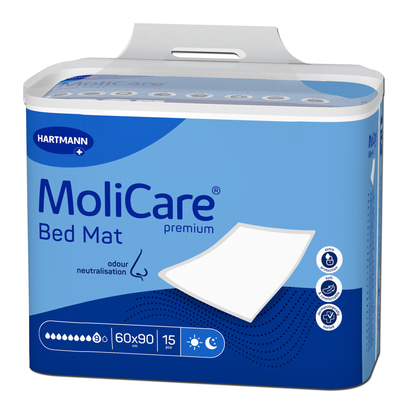 Angled Packshot MoliCare premium Bed Mat Relaunch 2025