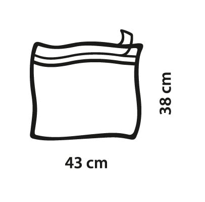 Foliodrape One-section adhesive bag