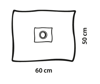 Foliodrape Protect Fenestrated drape, adhesive