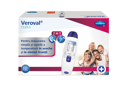 Veroval 2 in 1 Infrared Thermometer Packshot RO