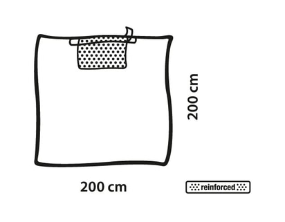 Foliodrape Protect Plus Surgical drape, adhesive, crepe