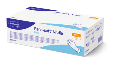 Packshot Peha-soft Nitrile Blue XS P100 REF942060