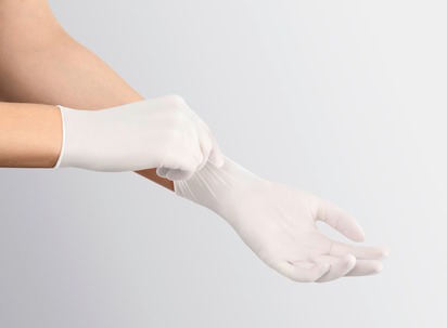 Peha-soft nitrile white powderfree