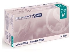 Sempermed Velvet Nitrile exam gloves