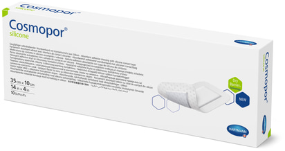 Cosmopor silicone, 35cm x 10cm, 10 St/Pcs/Pz