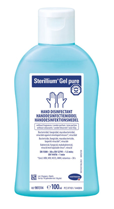Sterillium Gel pure EN NL SV 100ml