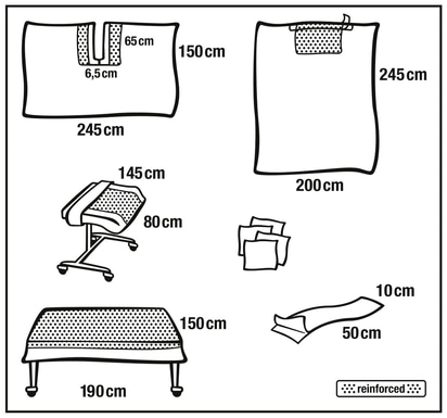 9387083 Foliodrape Set Pictogram