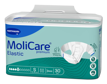 Packshot-frontal-MoliCare-Premium-Elastic-5-drops-Size-L-30-pieces