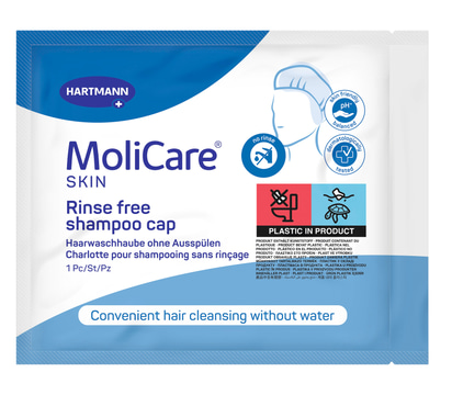 MoliCare Skin Rinse free shampoo cap - Packshot