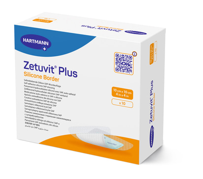 Zetuvit Plus Silicone Border 10x10cm P10 packshot