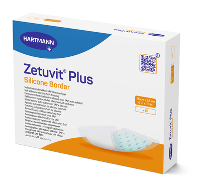 Zetuvit Plus Silicone Border 16x26 cm P10 packshot