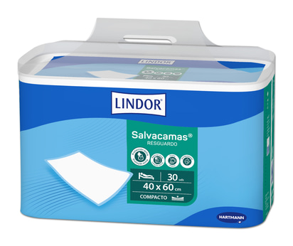 Packshot angle Lindor Retail Salvacamas 40x60cm 30 pieces