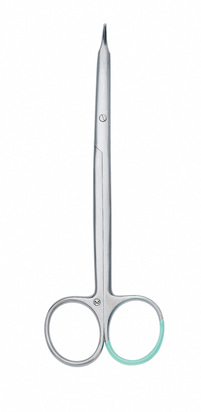 Präparierschere fein, gebogen, 14,5 cm