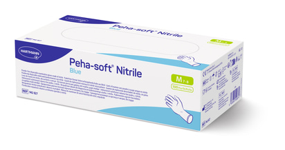Packshot single -Peha-soft-Nitrile-Blue-M-P100-REF9420270_60pz.psd
