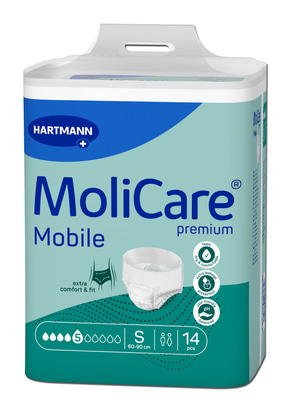 Packshot-angle-MoliCare-Premium-Mobile-5-Drops-Size-S-14-pieces