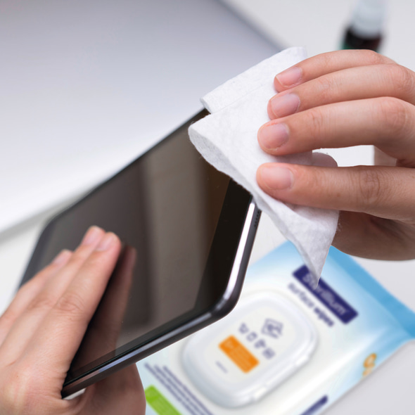 Sterillium surface wipes Anwendungsbild