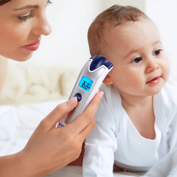 Medição sem contato para bebês Veroval 