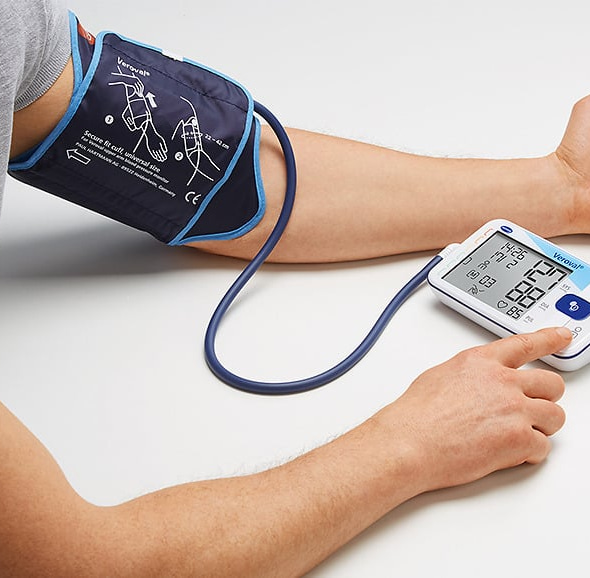 Veroval Upper Arm blood pressure monitor product application image