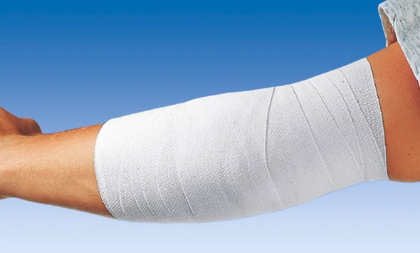 Idealflex is a pemanently elastic universal bandage with short stretch for light compression.