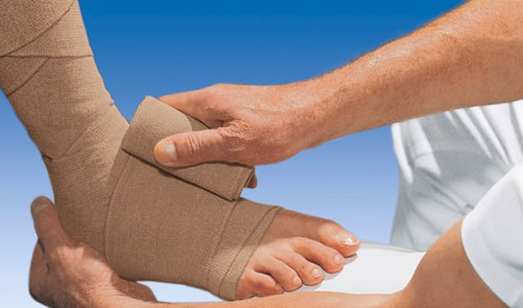 The espacially strong material of Pütter E facilitates very durable bandaging with a lasting compression effect.