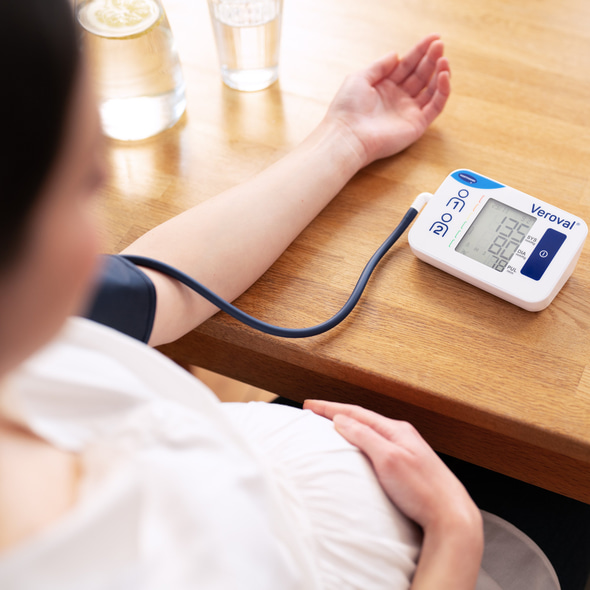 Veroval compact upper arm blood pressure monitor