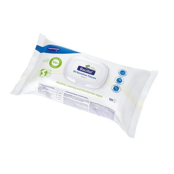 Bacillol 30 Sensitive Green Tissues (120 Tücher)