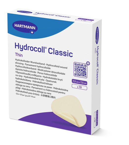 Hydrocoll_Classic_Thin_st_7,5x7,5 cm_P10_Packshot