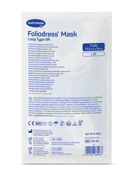 Foliodress® Mask Loop Type IIR 992493_Peelpuch